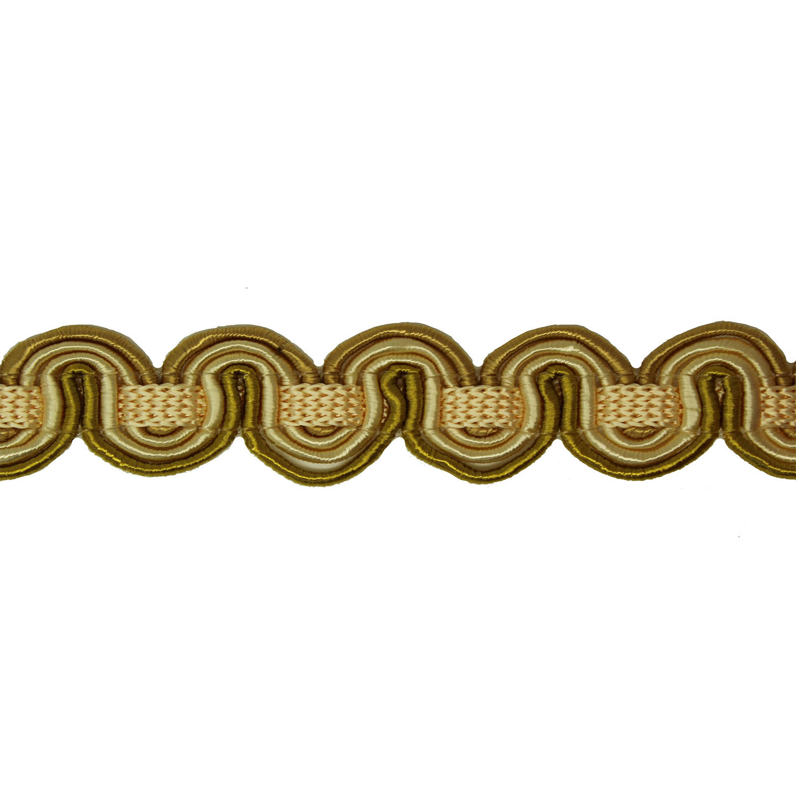 Strand Gimp Col. 110 Mustard/Cream/Gold Mix