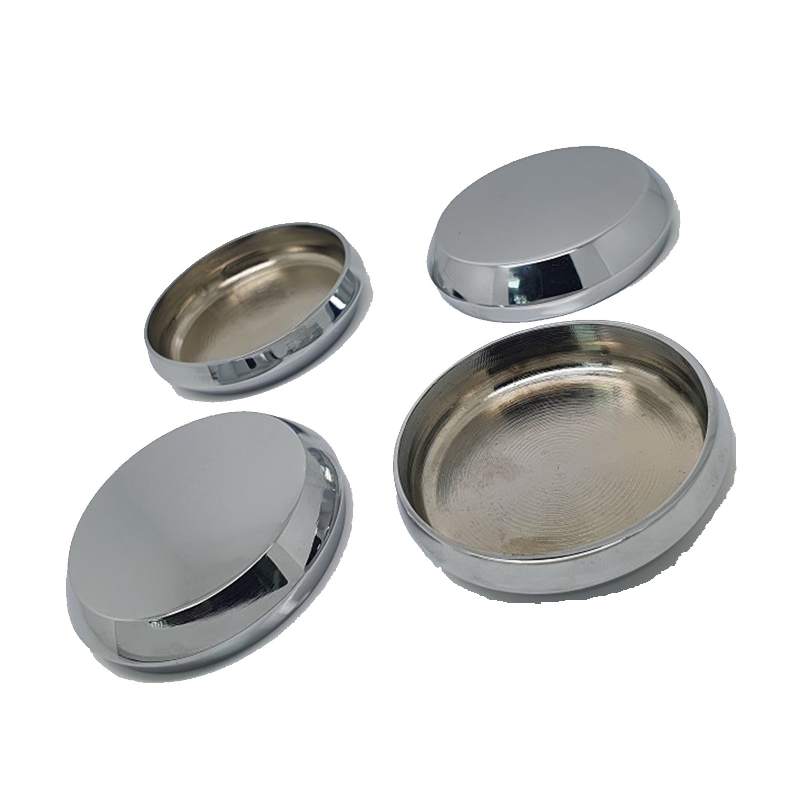 Chrome Castor Cups - Image 2