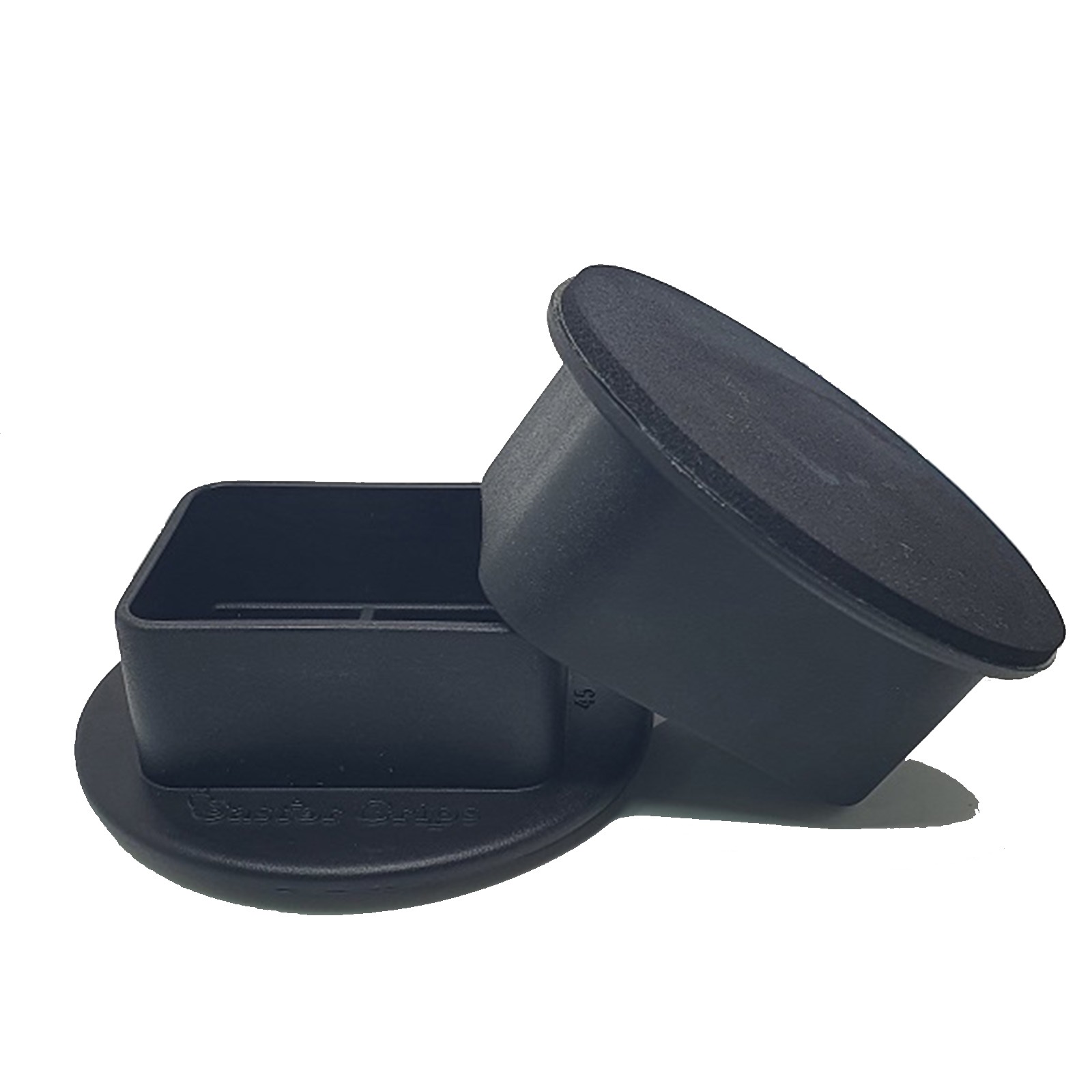 Twin Wheel Castor Cups/Glides for Hard Floor 50mm dia - Image 2