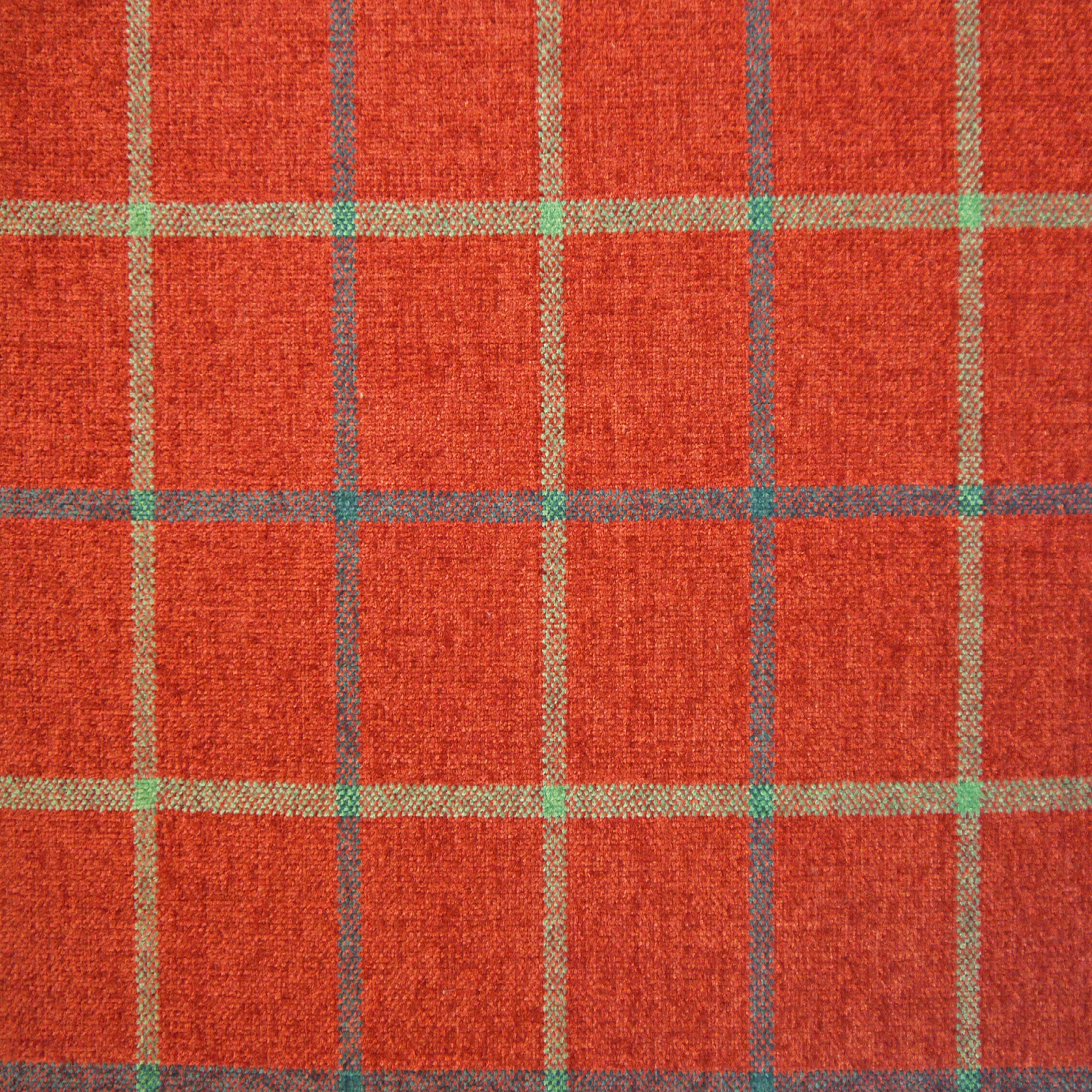 Lana Window Pane Fabric Col Ruby