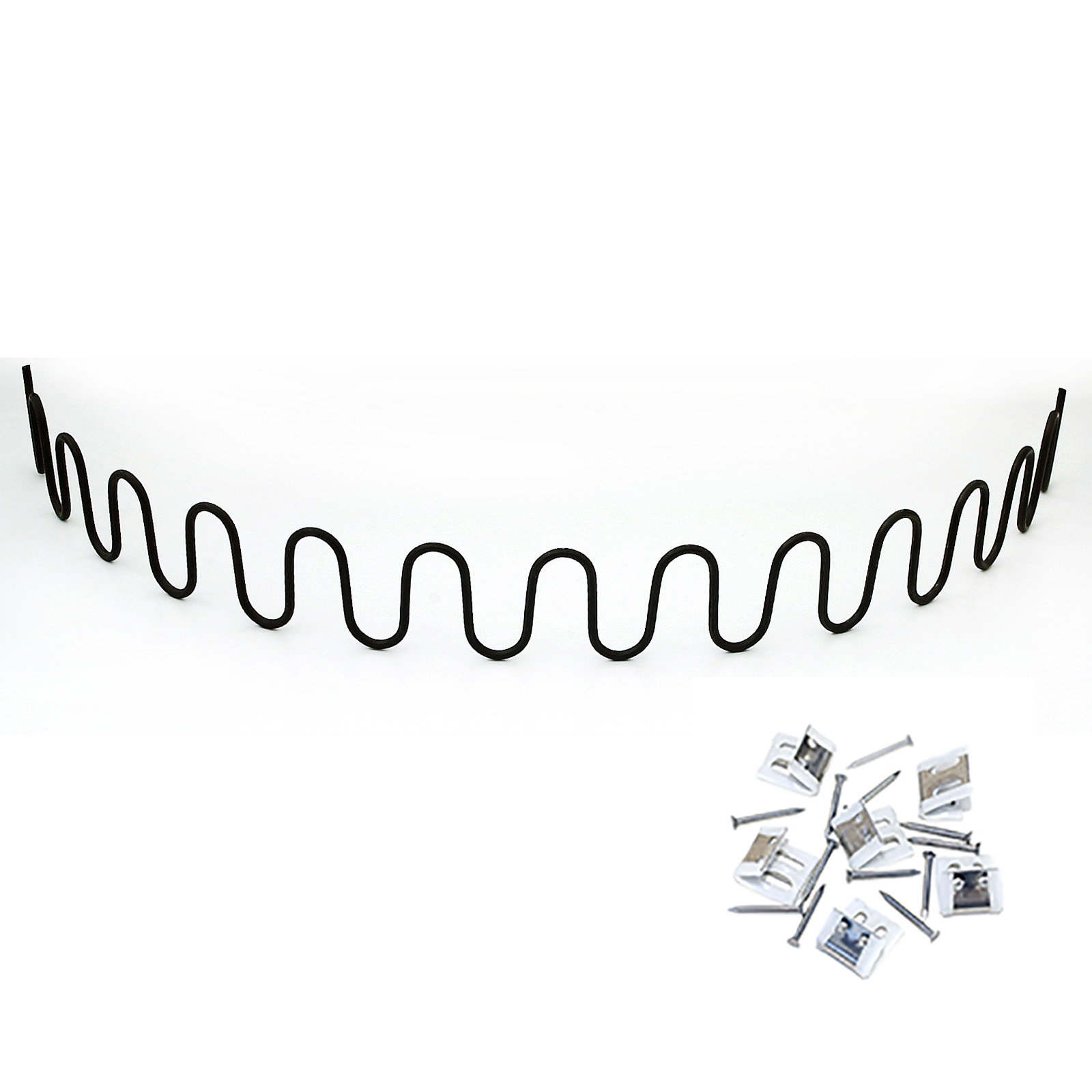 Sinuous Springs with Fixing Nails